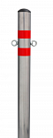 СБ-02 Столбик парковочный под бетон с креплением для цепи  1005 мм d=57 мм