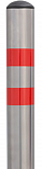 СБ-05 Столбик парковочный под бетон с пластиковой заглушкой  1020 мм d=76 мм