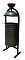 УЭ-09 (20 л.) Урна металлическая цилиндрическая с крышкой и пепельницей