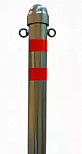 СА-08 Столбик парковочный для крепления на анкерах с креплением для цепи  778 мм d=57 мм